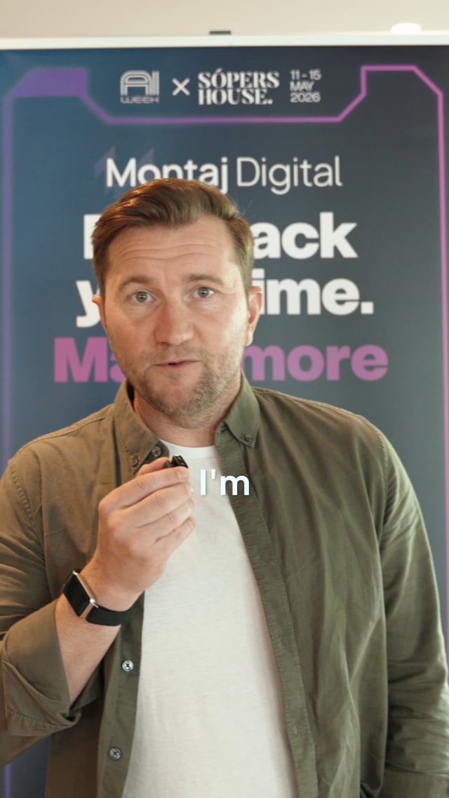 Colin at AI Week